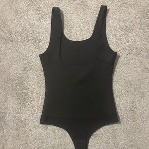 Black Sleeveless Bodysuit